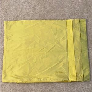 Set of 4 Jim Thompson silk 15x15inch pillow covers